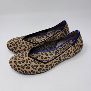 Rothy's The Flat Leopard Print Women's Size 8
